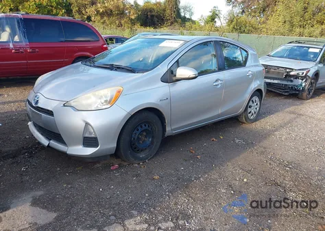 2012 Toyota Prius C Three from USA, damaged, VIN JTDKDTB35C1506928